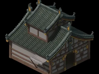 Game Architecture - Blacksmith 2701 3D model