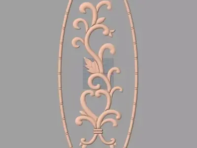 CNC 3D relief design STL format file used for artcam aspire E708 3D model
