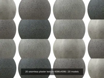 20 seamless plaster texture 4096x4096 Texture