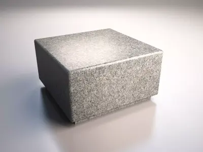 Street stool 3D model