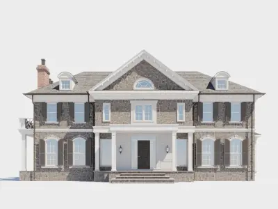 Build007 mansion 3D model