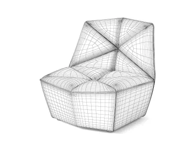Gossip Armchair 3D model