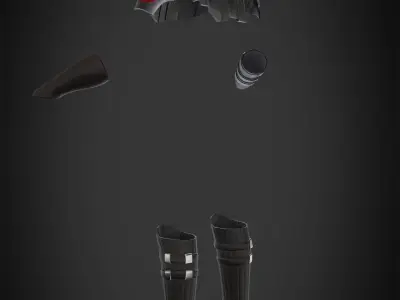 Star Wars Anakin Skywalker Battle Armor for Cosplay 3D print model