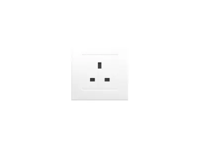 Switch Socket UK v1 001 Low-poly 3D model