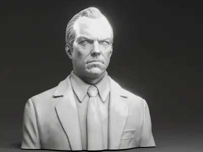 Hugo Weaving - Agent Smith - The Matrix 3D print model
