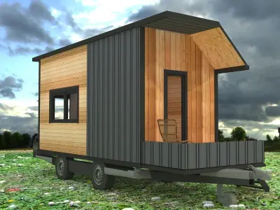 tiny house 3D model