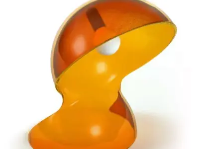 Stylish Modern Lamp 3D model