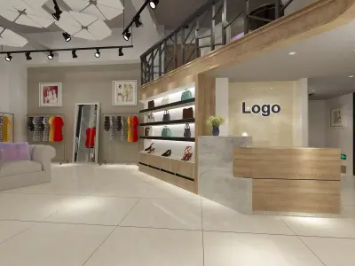 Clothing Store 06 3D model