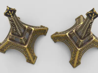  Eiffel Tower Bronze Replica 