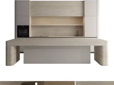 Kitchen set 07 3D model