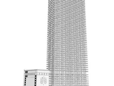 Hotel SLS Brickell Miami 3D model