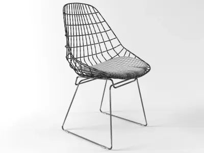SM05 wire chair 3D model