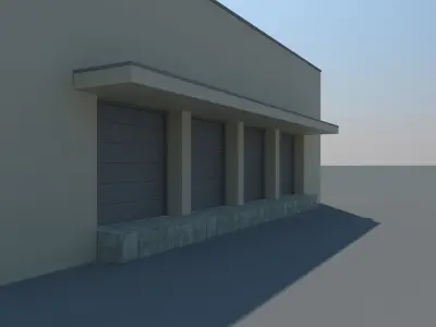 Walmart Supercenter 3D model