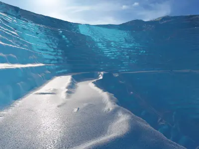 Deep Freeze Mine Multipurpose 3D Terrain Model 3D model