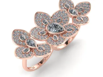 light weight gold diamond rings-C111116SKCH2026057-wt-10-15  3D print model purchase