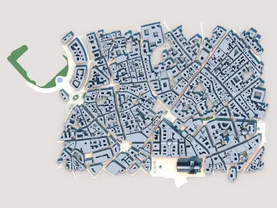 Teatro alla Scala Milan Italy 3D model