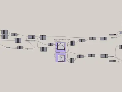 Parametric Canopy Pavilion 3D Model with Grasshopper File 3D print model