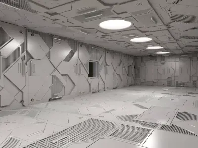 Sci-Fi Interior 101 3D model