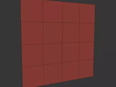 Autumn foliage in the forest 3D model