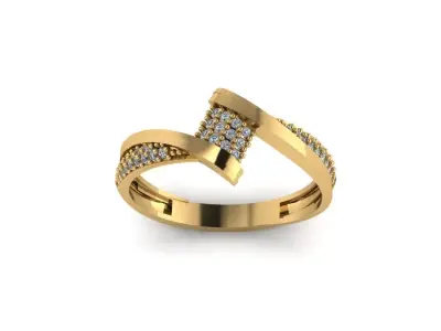 Light gram ring-50 3D print model