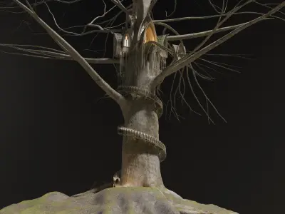 House of Lothlorien - Lord of the Rings 3D model