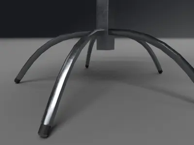 Sci Fi Office Chair Low-poly 3D model