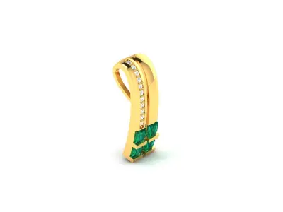 Solitaire Pendants  3D print model shop