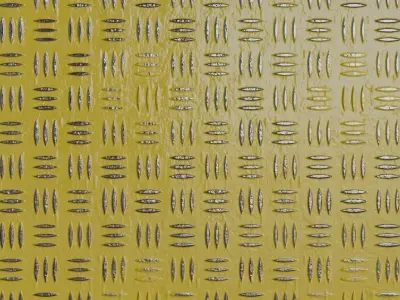 Diamond Metal Plate PBR Seamless Texture