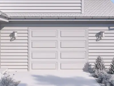 Garage Door 02 3D model