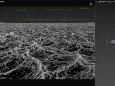 Ocean Surface Alembic Sequence 3D model