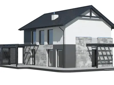 Cottage 015 3D model