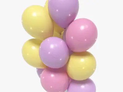 Balloon Stand 3D model
