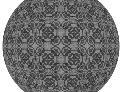tile patterned 149-seamless-4k-pbr  3D model
