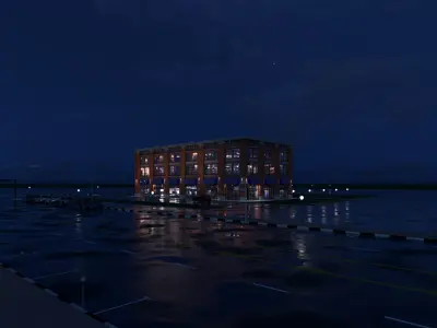  Multi Family Mixed Use Building 3D model 3D model