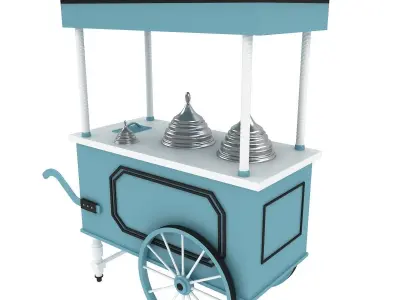 Ice Cream Cart 3D model