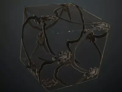 Glass Iron Grid Window PBR SEAMLESS Texture