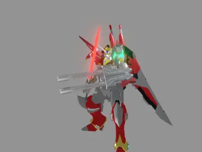 The Mecha Attacker 10 3D model