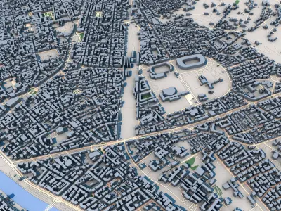 Florence City Italy 3D model