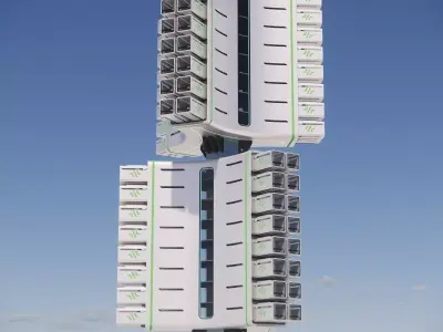 Sci-fi Apartment v2 004 3D model