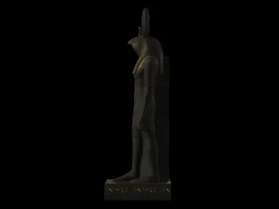 Statue of Ra Low-poly 3D model