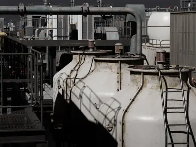 HVAC Systems Low-poly 3D model