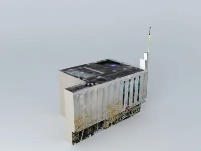 LDS. Temple Manhattan New York. Templo Mormon. 119 th operati... Free 3D model