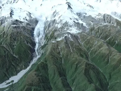 9 Mountain landscapes Alps 3D Model Pack