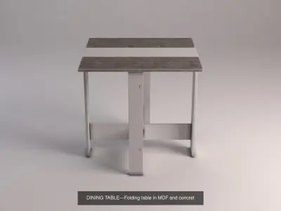 DINING TABLE---Collection x10 3D Model Pack