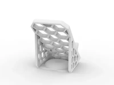 Honeycomb Phone Stand 3D Printable 3D print model