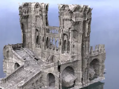 Cthulhu Cult halls 2 3D 3D model