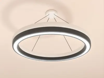 Modern chandelier 1 Free 3D model