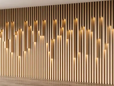 wall decorative light 3D model 3D model