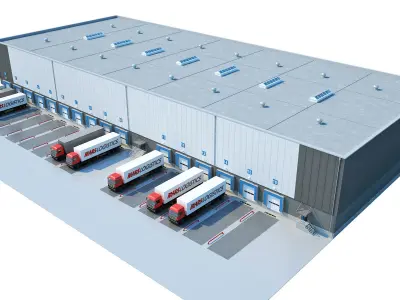 Logistics Center Collection 3D model