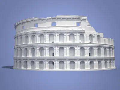 Colisium roman coliseum Low-poly 3D model